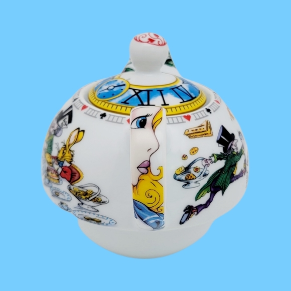Alice In Wonderland Cafe Ceramic Tea Pot Kettle Tea for One x Paul Cardew - Picture 5 of 11